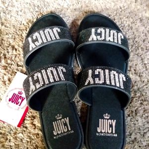 Juicy couture blingy sandals size 9